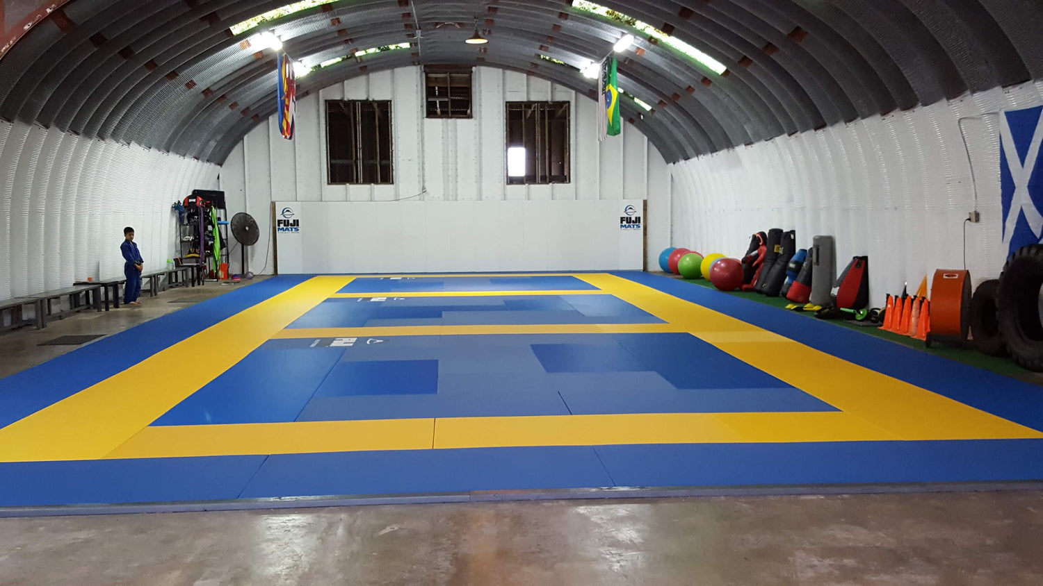 Blue & Yellow Tatami