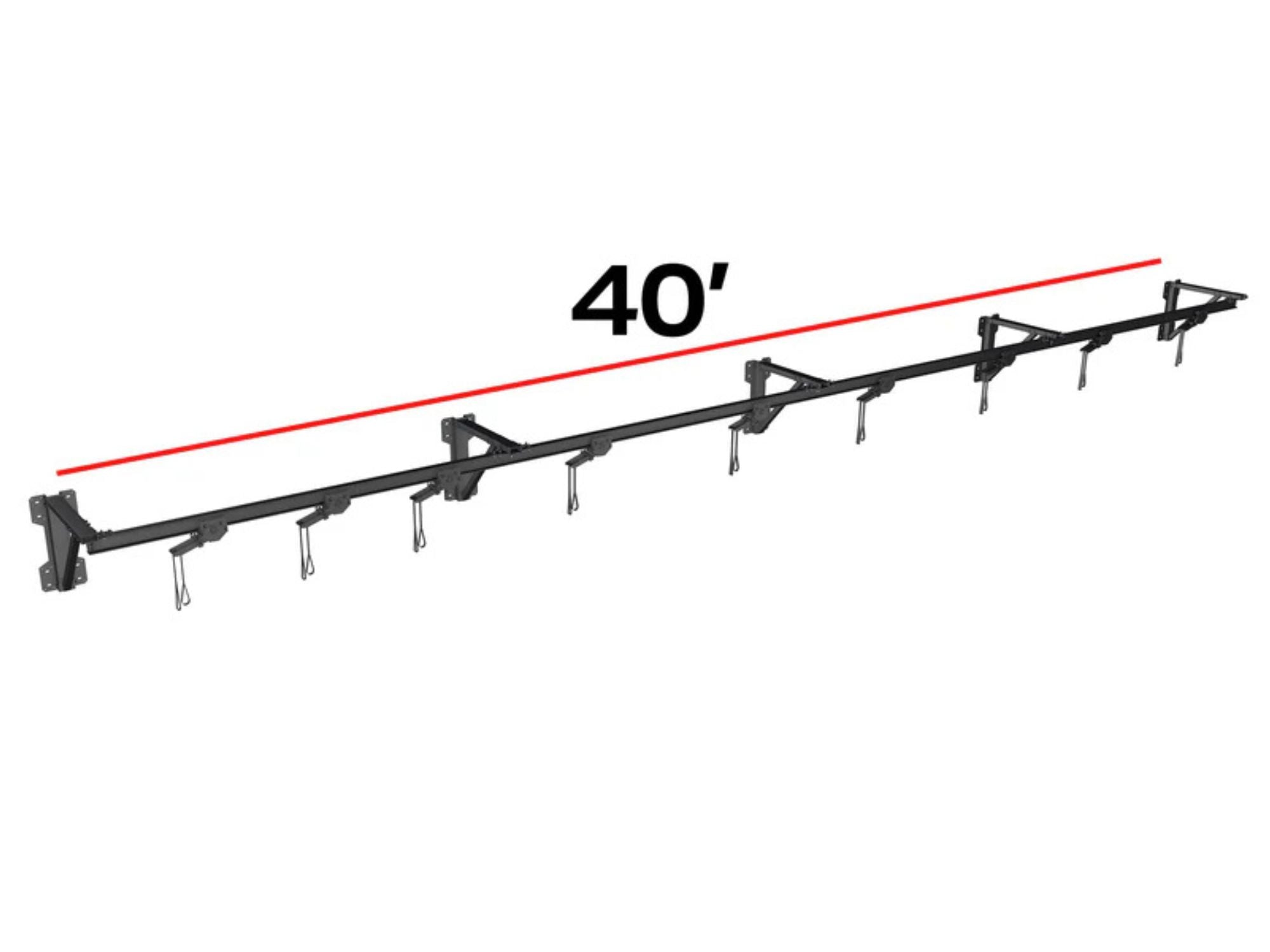 Trolley Bag Rack: Wall Mount 3.0