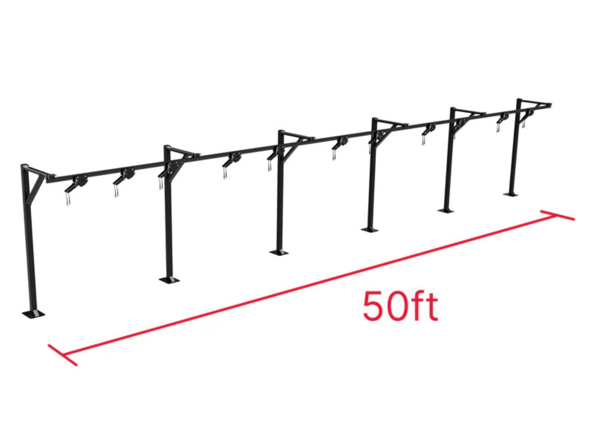 Trolley Bag Rack: Floor Mount