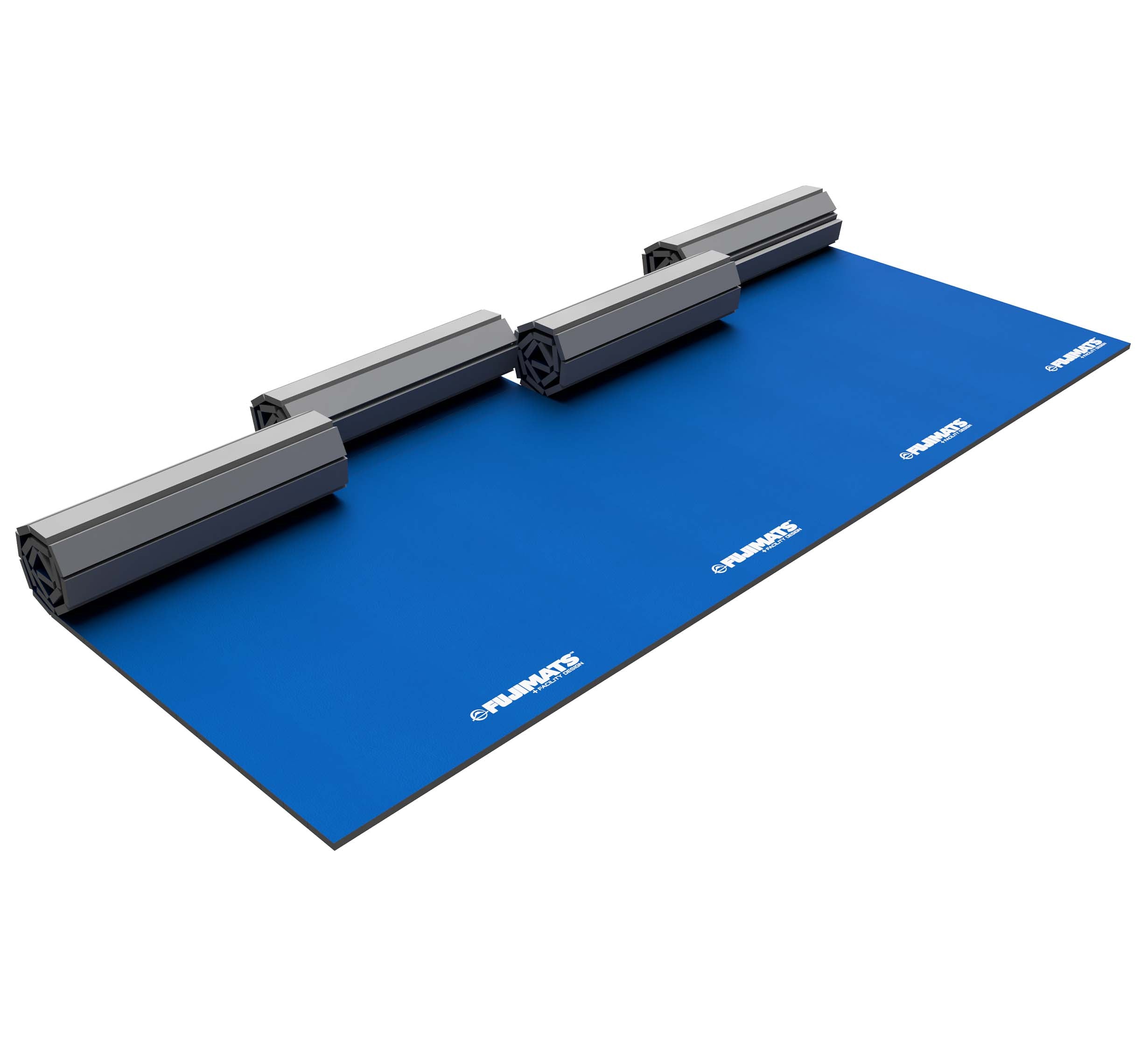 Home Roll Out Mats Smooth Series Blue