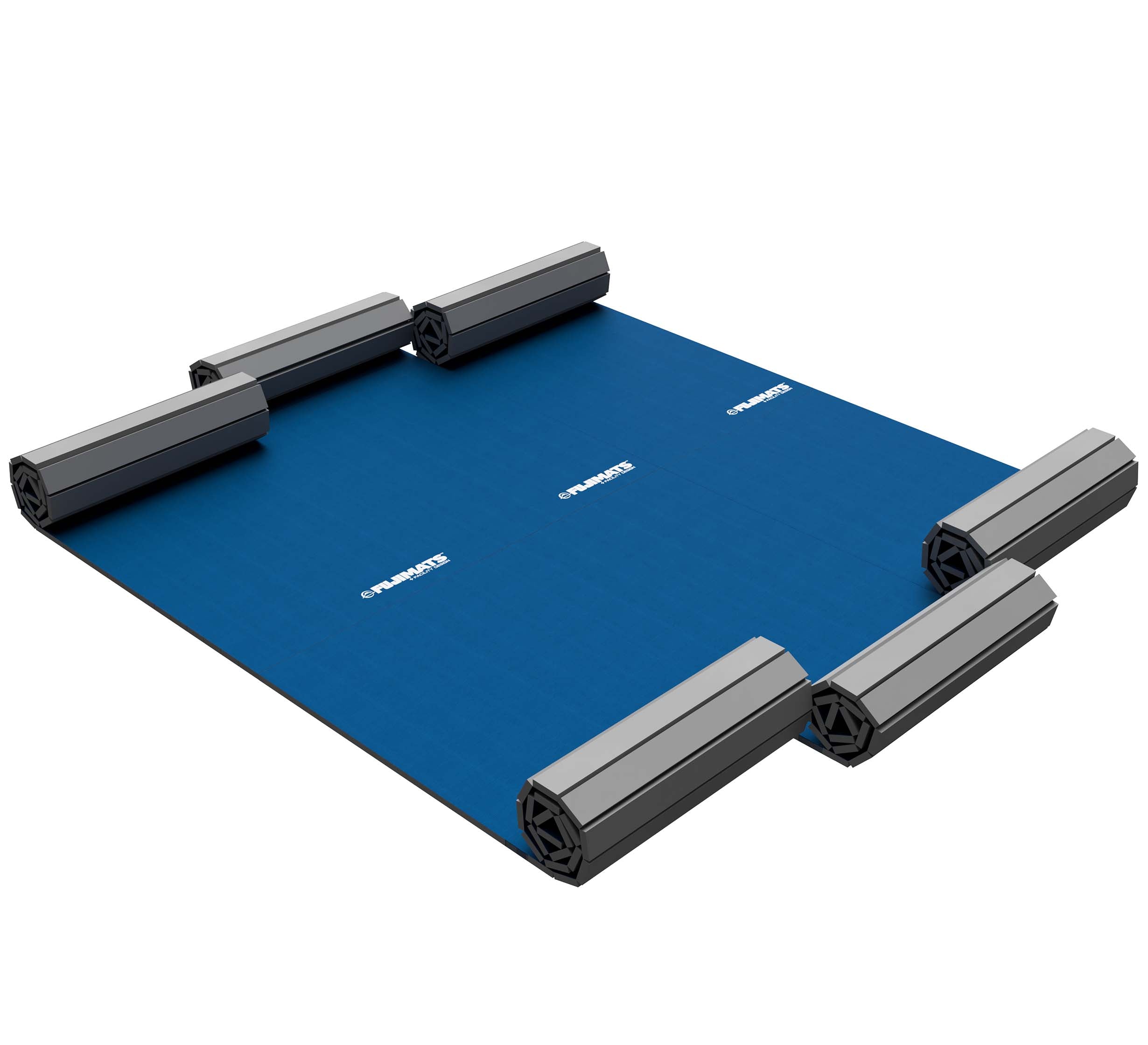 Home Roll Out Mats Tatami Series Blue