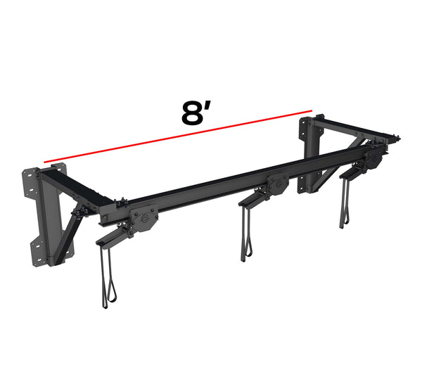 Trolley Bag Rack: Wall Mount 3.0 8' Section