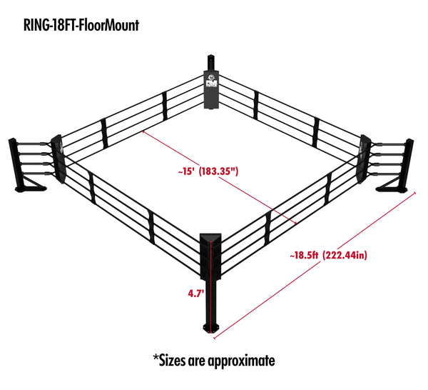 Floor Mount Boxing Ring