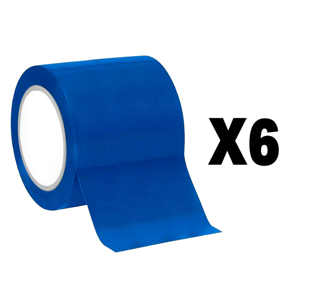 MAT Tape Green House Wrestling Blue Tape 6 in. x 36 yd. Strong Weatherseal