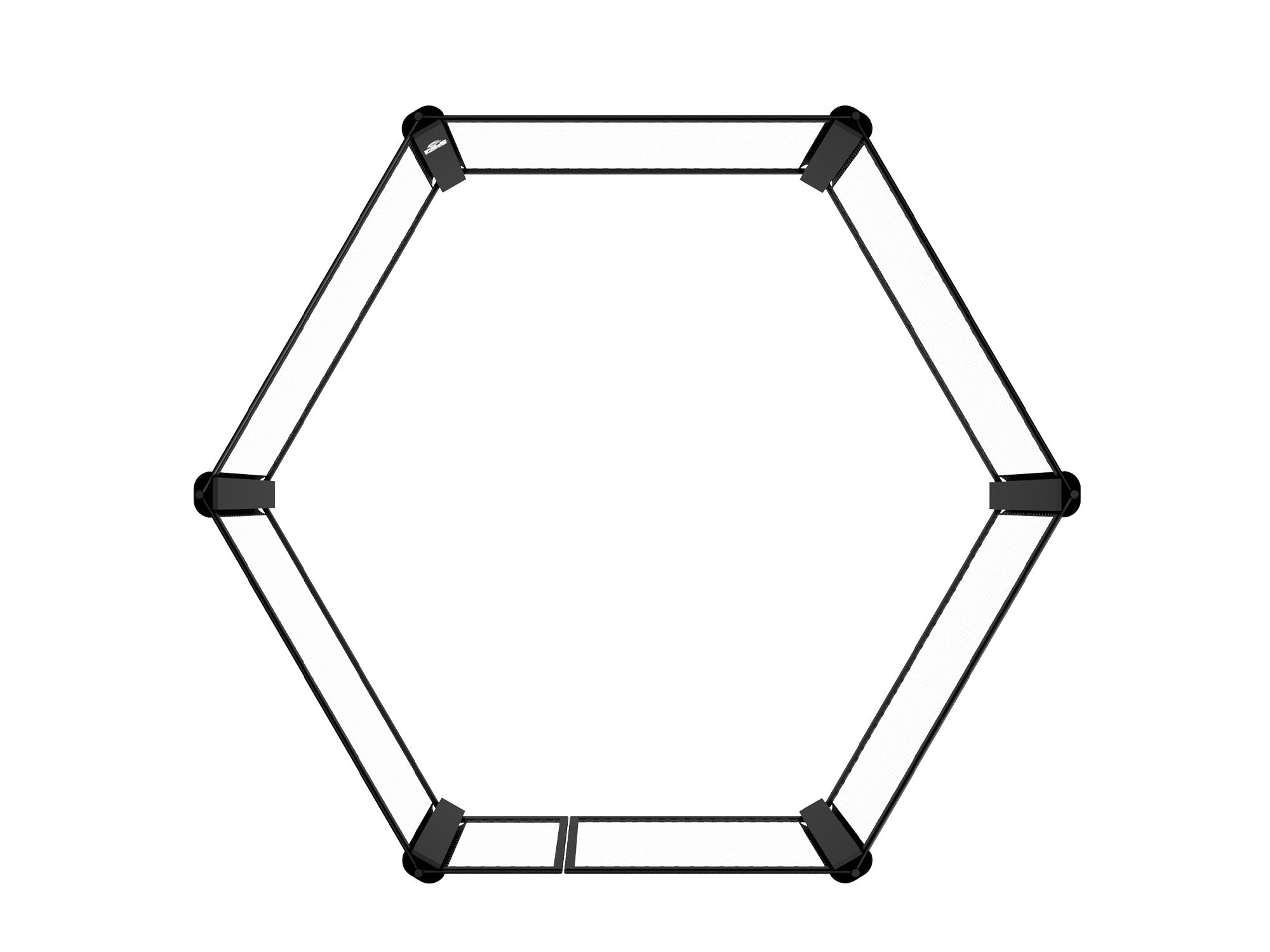 Floor Mounted Hexagon Cage