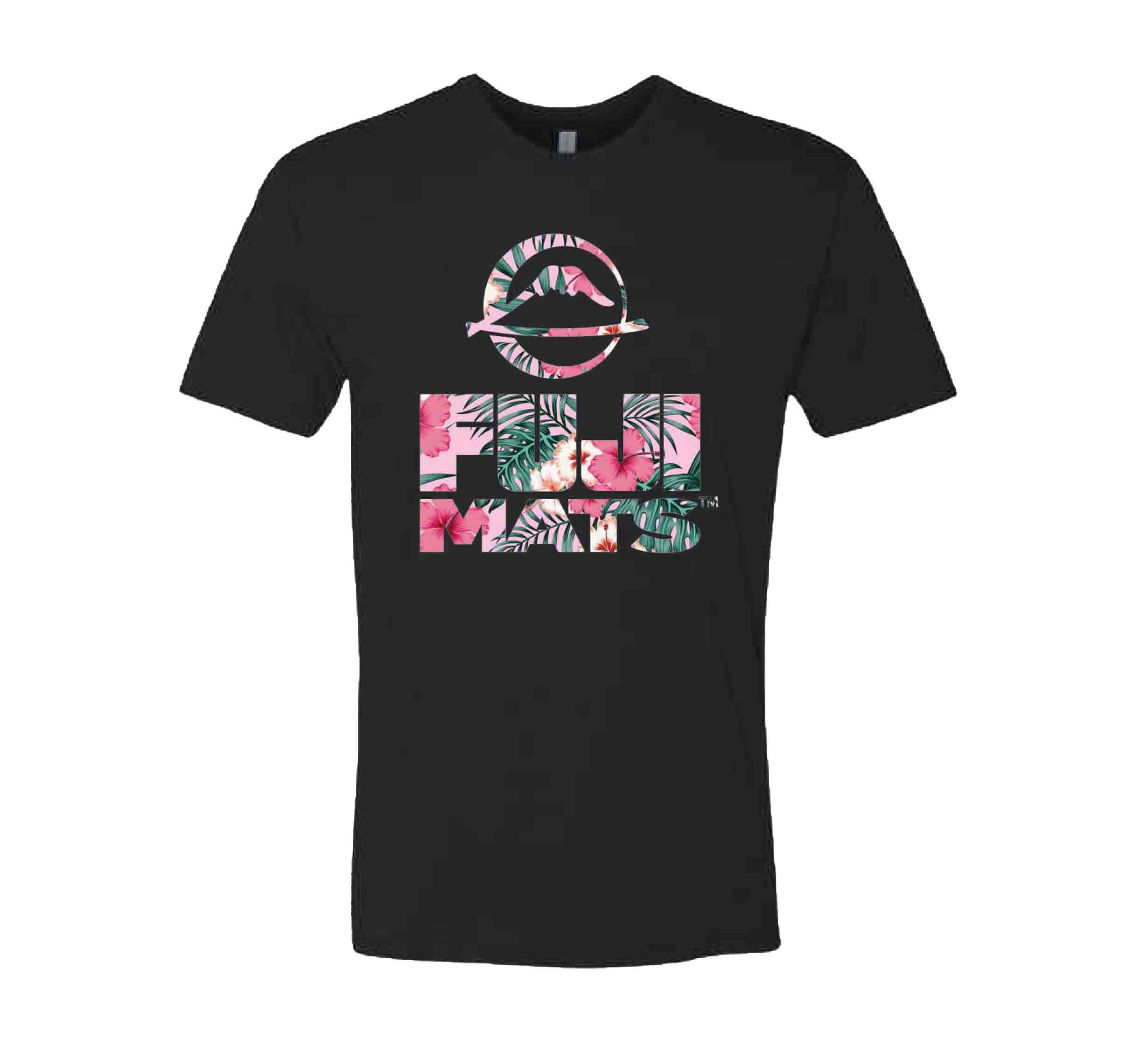 FUJI Mats Floral T-Shirt Black