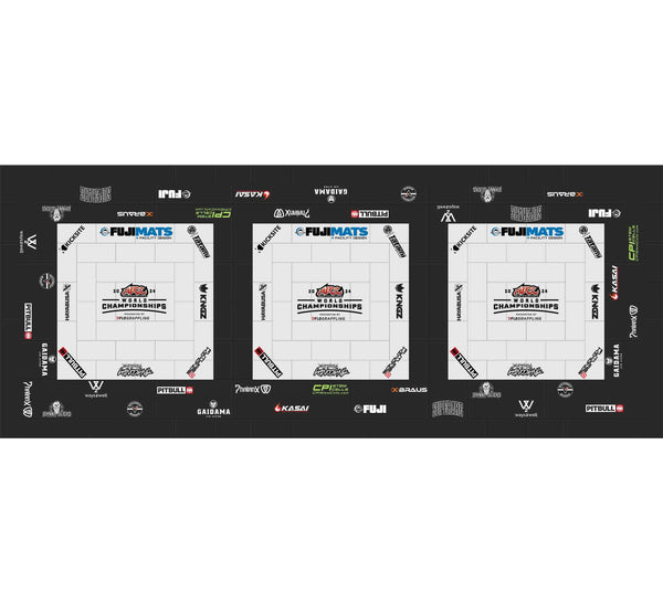 1.5" Tatami Series Mats - Black & White [Event Used 2024 ADCC World Championships]