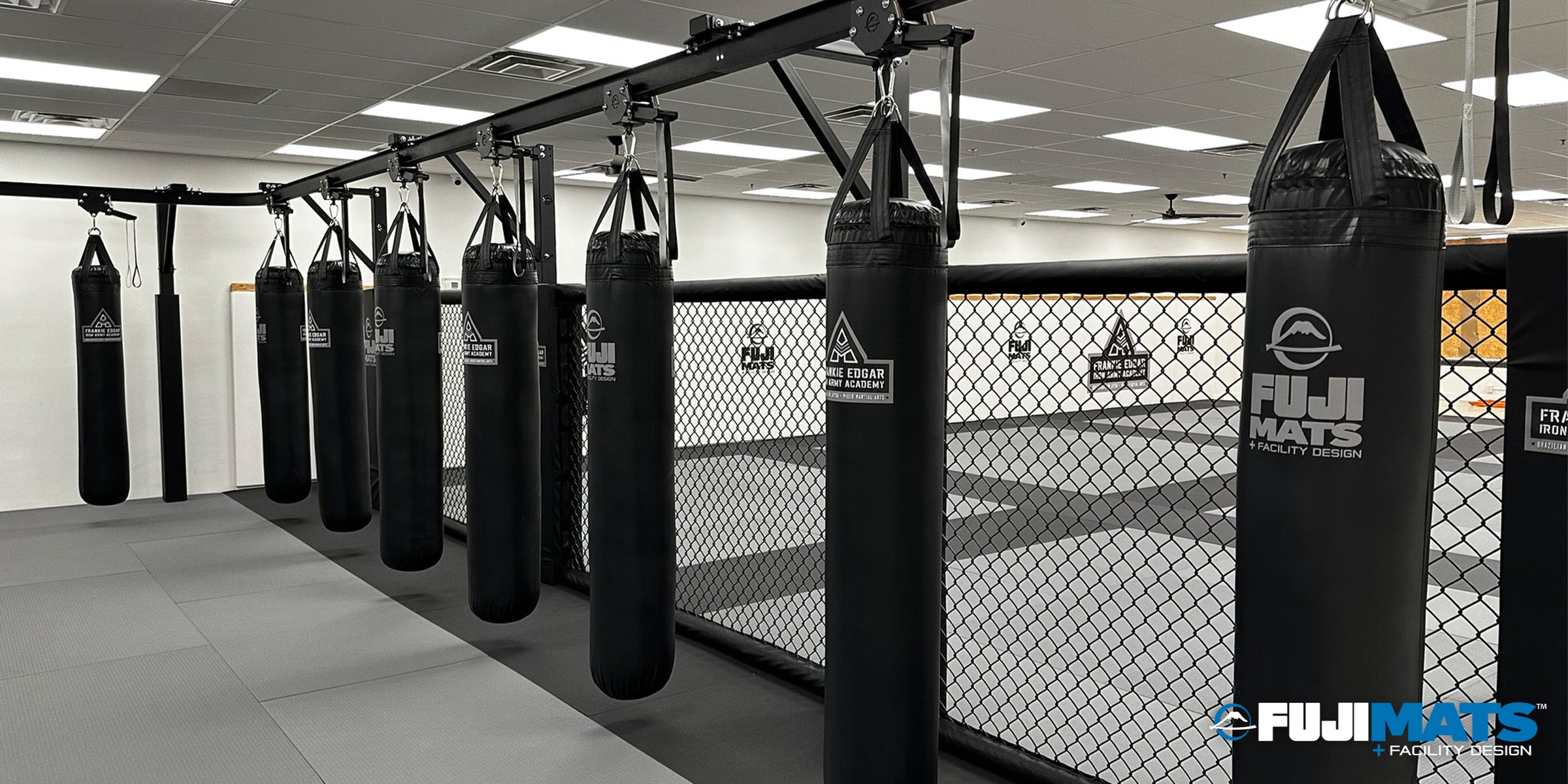 Trolley Bag Rack: Floor Mount