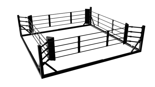 Quick-Assembly Folding Boxing Ring