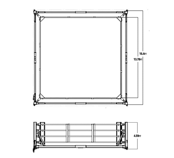 Folding Boxing Ring