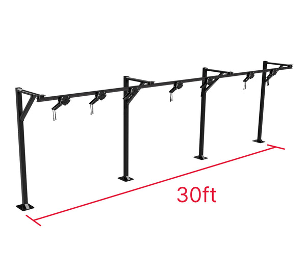 Trolley Bag Rack: Floor Mount