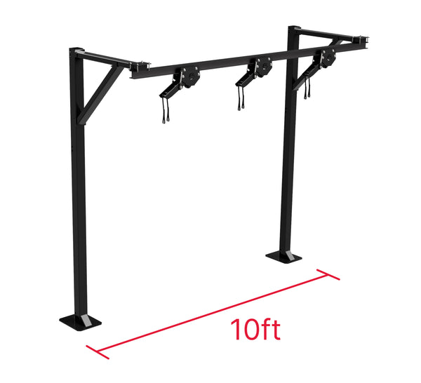 Trolley Bag Rack: Floor Mount