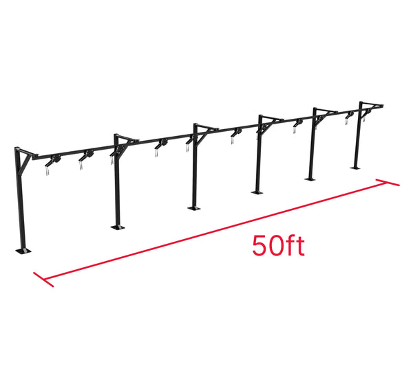 Trolley Bag Rack: Floor Mount