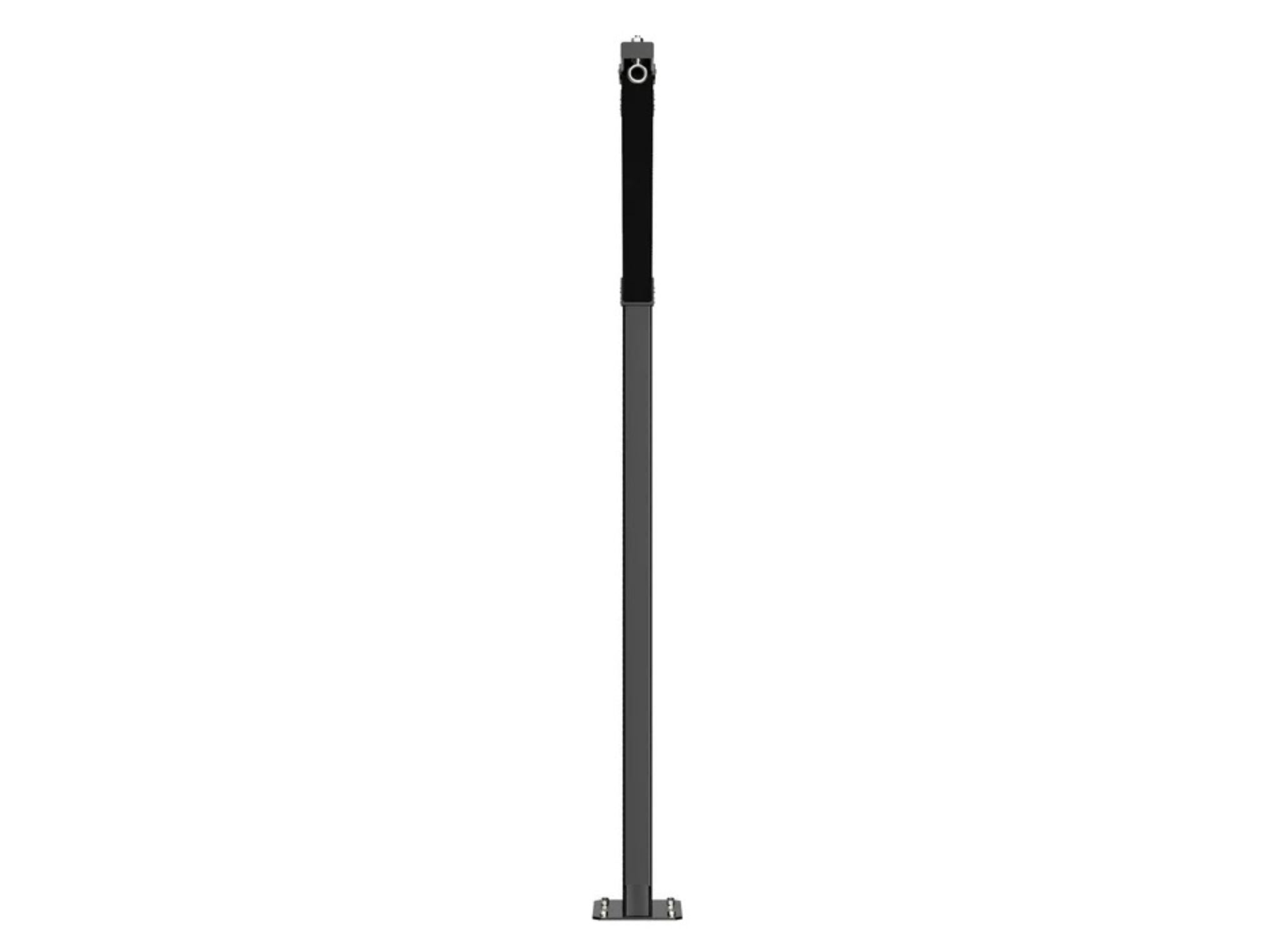 HANGMAN BAG RACK FACE VIEW, NO BAG STEEL BEAM 4X4IN