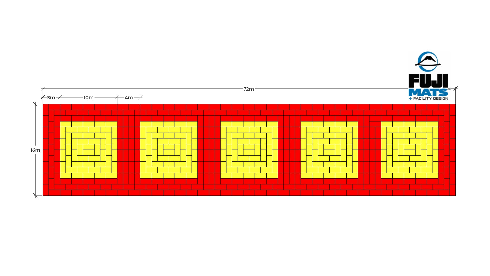 2" IJF Approved Tatami Mats