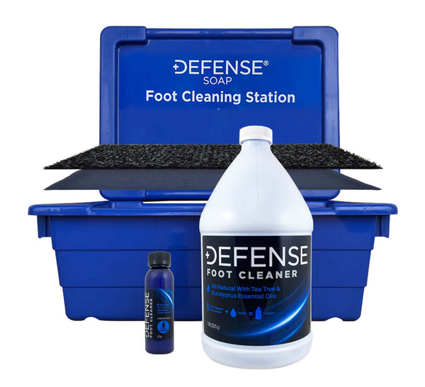 Defense Foot Cleaning Station