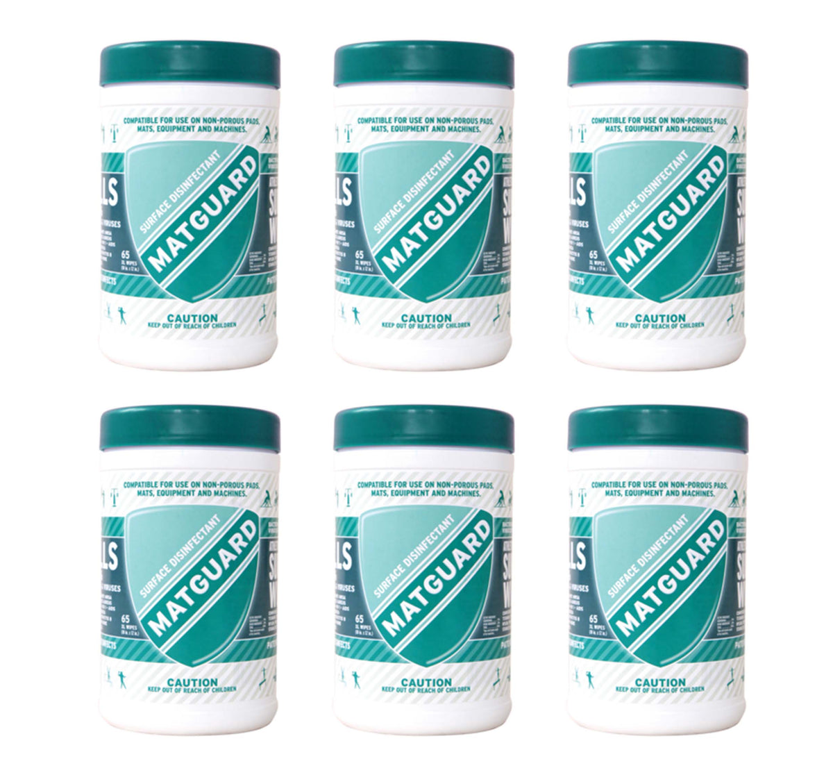 MATGUARD® SURFACE WIPES (XL/HEAVY DUTY) 70% ALCOHOL PATENTED FORMULA