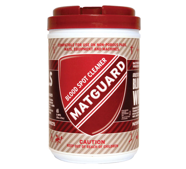 MATGUARD® Blood XL Wipes for Sports Equipment & Surfaces