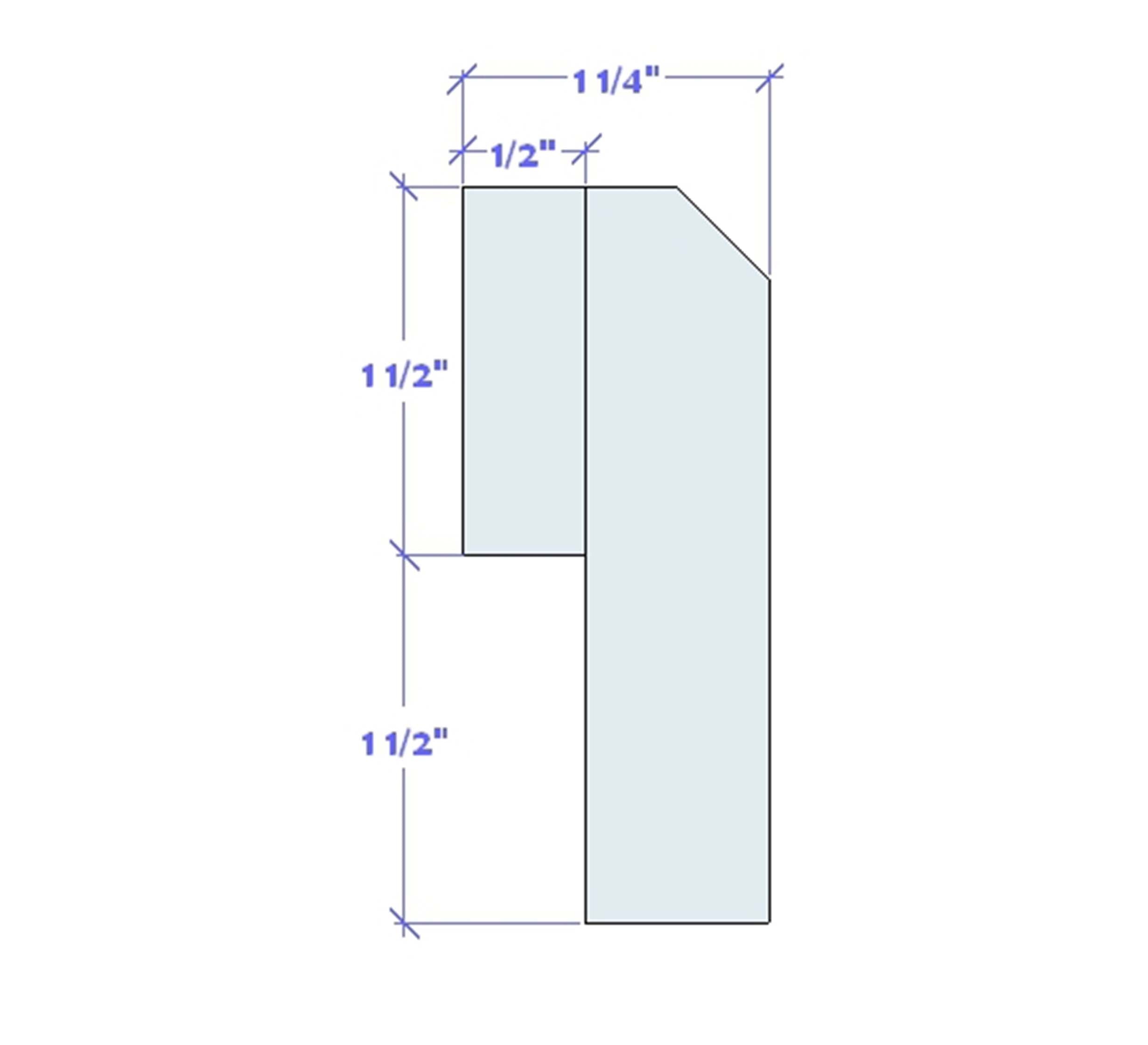 Wall Pad Trim Cap Kit - Oak